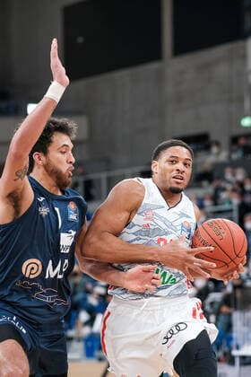 , MLP Academics Heidelberg vs. FC Bayern Muenchen, Basketball, easyCredit Bundesliga, 18.Spieltag, Saison 2021 2022, 23.01.2022, MLP Academics Heidelberg vs. FC Bayern Muenchen, Basketball, easyCredit Bundesliga, 18.Spieltag, Saison 2021 2022, 23.01.2022, Heidelberg Copyright: xEibner-Pressefotox EP_EER