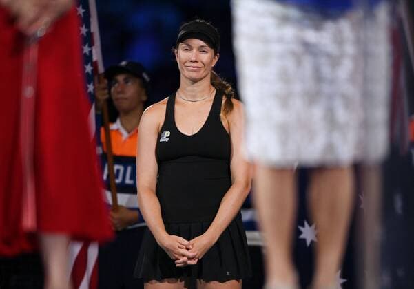 Mandatory Credit: Photo by James Gourley Shutterstock (12778010ce) Danielle Collins, runner-up in the Women s Singles Final Australian Open, Day Thirteen, Tennis, Melbourne Park, Melbourne, Australia - 29 Jan 2022 Australian Open, Day Thirteen, Tennis, Melbourne Park, Melbourne, Australia - 29 Jan 2022 Copyright: xJamesxGourley Shutterstockx 12778010ce