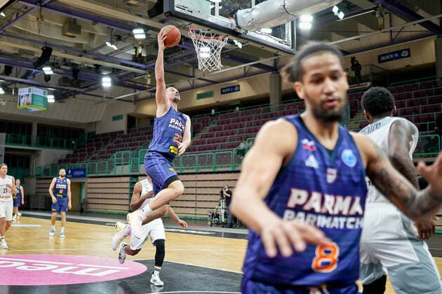 medi bayreuth - Parma Perm , Basketball, FIBA Europe Cup, Runde 2 , Spieltag 5, Spielzeit 2021 2022, 01.02.2022 23 Valery Likhodey (Parma Perm) medi bayreuth - Parma Perm , Basketball, FIBA Europe Cup, Runde 2, Spieltag 5, Spielzeit 2021 2022, 01.02.2022 Bayreuth Copyright: xEibner-Pressefoto ThorstenxOchsx EP_TOS