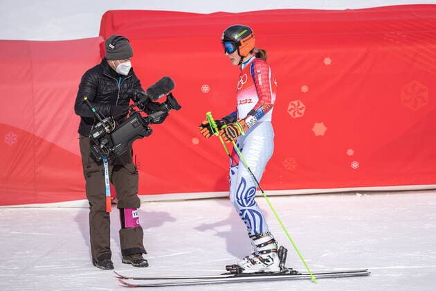 07.02.2022, National Alpine Ski Centre, Yanqing, CHN, Olympische Winterspiele, Peking 2022, Ski Alpin, Riesenslalom, Damen, im Bild Petra Vlhova (SVK) Petra Vlhova of Slovakia during women s Giant Slalom Competition for the Winter Olympic Games, Olympische Spiele, Olympia, OS Beijing 2022. National Alpine Ski Centre in Yanqing, China on 2022 02 07. Expa Yanqing
