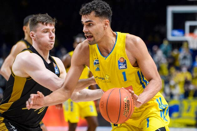 Oscar da Silva (Alba Berlin, 01), GER, Alba Berlin vs Basketball Loewen Braunschweig, BBL, Basketball - Bundesliga - Maenner, 23. Spieltag, Saison 2021 2022, 16.03.2022, GER, Alba Berlin vs Basketball Loewen Braunschweig, BBL, Basketball - Bundesliga - Maenner, 23. Spieltag, Saison 2021 2022, 16.03.2022, Berlin Copyright: xEibner-Pressefoto UwexKochx EP_UKH
