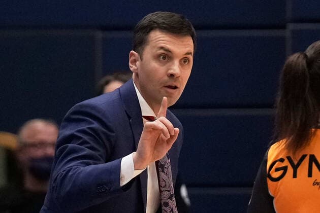 Igor Jovovic (Head Coach MBC), Syntainics MBC vs. JobStairs GIESSEN 46ers, Basketball Bundesliga, Maenner, 2021 2022, Nachholspiel, 20. Spieltag, 17.03.2022, Syntainics MBC vs. JobStairs GIESSEN 46ers, Basketball Bundesliga, Maenner, 2021 2022, Nachholspiel, 20. Spieltag, 17.03.2022, Weissenfels
