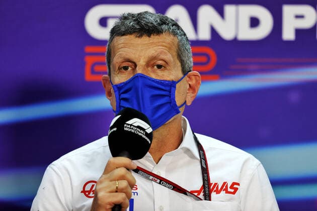 STEINER Guenther (ita), Team Principal of Haas F1 team, portrait press conference, PK, Pressekonferenz during the Formula 1 Gulf Air Bahrain Grand Prix 2022, 1st round of the 2022 FIA Formula One World Championship, WM, Weltmeisterschaft on the Bahrain International Circuit, from March 18 to 20, 2022 in Sakhir, Bahrain - F1 - BAHRAIN GRAND PRIX 2022 DPPI Panoramic MOY25019