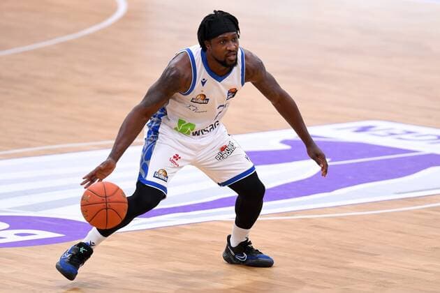 Will Cherry (Skyliners Frankfurt) , Basketball, Bundesliga, BBL, BG Goettingen - Fraport Skyliners Frankfurt, 06.04.2022, BG Goettingen - Skyliners Frankfurt, Basketball, Bundesliga, GER, BBL, 06.04.2022 Goettingen Copyright: xEibner-Pressefotox-xRolandxSippelx