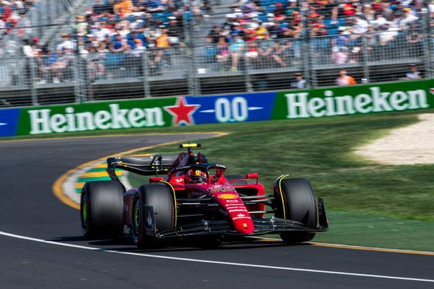 Carlos Sainz Junior (ESP, Scuderia Ferrari 55), AUS, Formel 1 Grand Prix von Australien, Albert Park Circuit Melbourne, Freies Training, 08.04.2022 AUS, Formel 1 Grand Prix von Australien, Albert Park Circuit Melbourne, Freies Training, 08.04.2022 Melbourne Copyright: xEibner Memmlerx EP_MMR