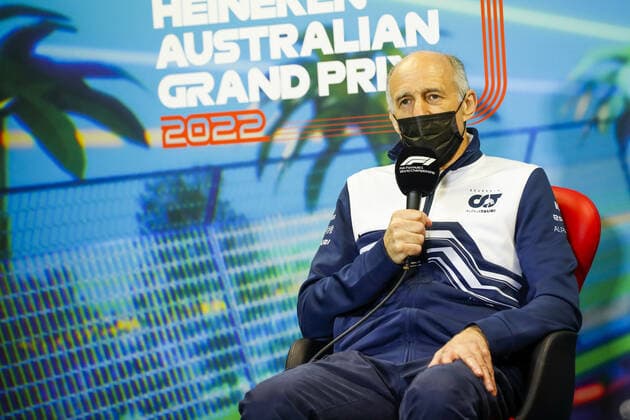 TOST Franz (aut), Team Principal of Scuderia AlphaTauri, portrait, press conference, PK, Pressekonferenz during the Formula 1 Heineken Australian Grand Prix 2022, 3rd round of the 2022 FIA Formula One World Championship, WM, Weltmeisterschaft on the Albert Park Circuit, from April 8 to 10, 2022 in Melbourne, Australia - F1 - AUSTRALIAN GRAND PRIX 2022 DPPI Panoramic 00122008__V2_8636