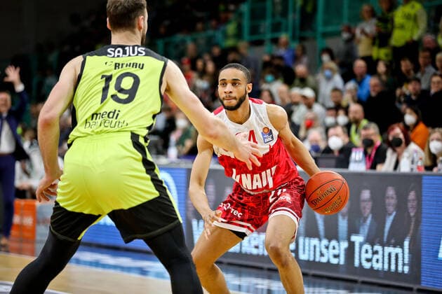 medi bayreuth - s oliver Wuerzburg, Basketball, Bundesliga BBL, Spieltag 29, Spielzeit 2021 2022, 09.04.2022 medi bayreuth - s oliver Wuerzburg, Basketball, Bundesliga, BBL, Spieltag 29, Spielzeit 2021 2022, 09.04.2022 Bayreuth Copyright: xEibner-Pressefoto ThorstenxOchsx EP_TOS