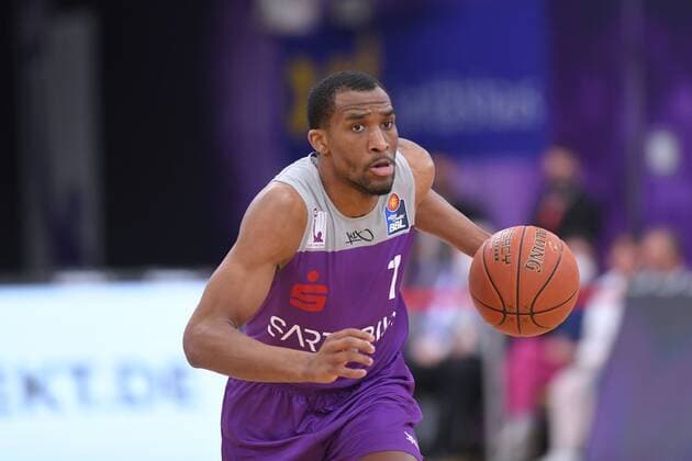 Jeremiah Martin (BG Goettingen) , Basketball, Bundesliga, BBL, BG Goettingen - Alba Berlin, 17.04.2022, BG Goettingen - Alba Berlin, Basketball, Bundesliga, GER, BBL, 17.04.2022 Goettingen Copyright: xEibner-Pressefotox-xRolandxSippelx
