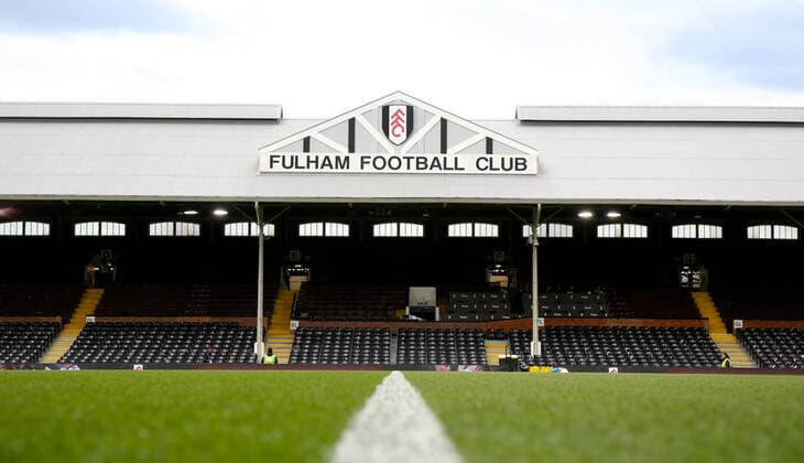 Mandatory Credit: Photo by Andrew Fosker Shutterstock (12894451a) General View on the half way line Fulham v Preston North End, EFL Sky Bet Championship, Football, Craven Cottage, London, UK - 19 Apr 2022 EDITORIAL USE ONLY No use with unauthorised audio, video, data, fixture lists, club league logos or live services. Online in-match use limited to 120 images, no video emulation. No use in betting, games or single club league player publications. Fulham v Preston North End, EFL Sky Bet Championship, Football, Craven Cottage, London, UK - 19 Apr 2022 EDITORIAL USE ONLY No use with unauthorised audio, video, data, fixture lists, club league logos or live services. Online in-match use limited to 120 images, no video emulation. No use in betting, games or single club league player publications. Copyright: xAndrewxFosker Shutterstockx 12894451a