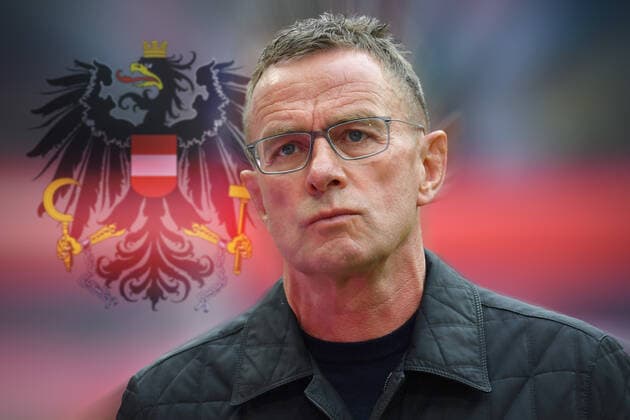 FOTOMONTAGE: Ralf RANGNICK wird wohl neuer Trainer von Oesterreich! Ralf RANGNICK (Trainer L), Einzelbild,angeschnittenes Einzelmotiv,Portraet,Portrait,PortrÅ t. Fussball 1. Bundesliga, 33.Spieltag,Spieltag33, RB Leipzig (L) - FC Bayern Muenchen M) 0-0, am 11.05.2019 in LEIPZIG, R E D B U L L A R E N A, DFL REGULATIONS PROHIBIT ANY USE OF PHOTOGRAPHS AS IMAGE SEQUENCES AND OR QUASI-VIDEO. Â