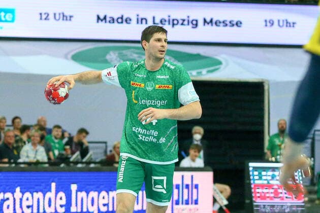Leipzig, 28.04.2022, QUARTERBACK Immobilien ARENA Leipzig, Handball, Männer, Saison 2021 2022, LIQUI MOLY HBL, Nachholspiel 21. Spieltag , SC DHfK - Rhein-Neckar Löwen 28:31 (13:15), Im Bild: Marko Mamic (14, Leipzig) ,