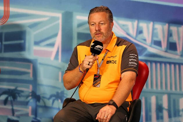 BROWN Zak (usa), CEO of of McLaren Racing, portrait in the FIA press conference, PK, Pressekonferenz during the Formula 1 Crypto.com Miami Grand Prix 2022, 5th round of the 2022 FIA Formula One World Championship, WM, Weltmeisterschaft on the Miami International Autodrome, from May 6 to 8, 2022 in Miami Gardens, Florida, United States of America - F1 - MIAMI GRAND PRIX 2022 DPPI Panoramic B40X8144