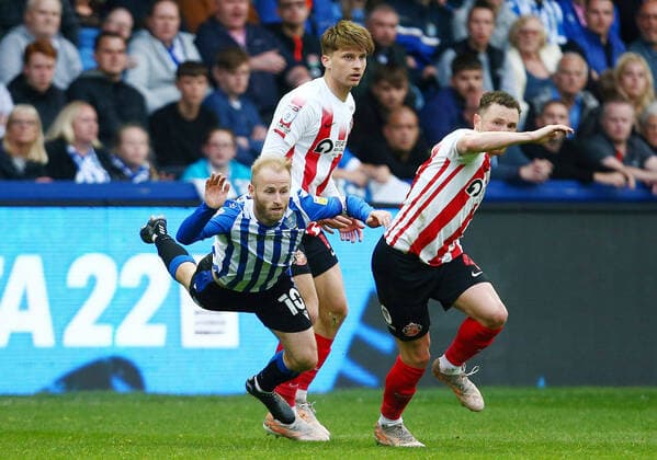Mandatory Credit: Photo by Matt West Shutterstock (12931767k) Barry Bannan of Sheffield Wednesday Sheffield Wednesday v Sunderland, EFL Sky Bet League One, Play-off Semi Final, Second Leg, Football, Hillsborough, Sheffield, UK - 09 May 2022 EDITORIAL USE ONLY No use with unauthorised audio, video, data, fixture lists, club league logos or live services. Online in-match use limited to 120 images, no video emulation. No use in betting, games or single club league player publications. Sheffield Wednesday v Sunderland, EFL Sky Bet League One, Play-off Semi Final, Second Leg, Football, Hillsborough, Sheffield, UK - 09 May 2022 EDITORIAL USE ONLY No use with unauthorised audio, video, data, fixture lists, club league logos or live services. Online in-match use limited to 120 images, no video emulation. No use in betting, games or single club league player publications. Copyright: xMattxWest Shutterstockx 12931767k