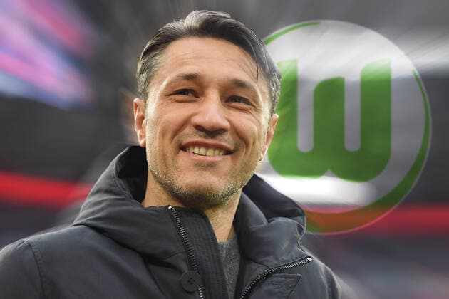 FOTOMONTAGE: Niko KOVAC wird neuer Trainer beim VFL Wolfsburg. Niko KOVAC (Trainer Bayern Muenchen), lacht,lachen,lachend, optimistisch,gutgelaunt, Einzelbild,angeschnittenes Einzelmotiv,Portraet,Portrait,PortrÅ t. Fussball 1. Bundesliga, 26.Spieltag,Spieltag26, FC Bayern Muenchen M) - 1.FSV Mainz (MZ) 6-0, am 17.03.2019 in Muenchen A L L I A N Z A R E N A, DFL REGULATIONS PROHIBIT ANY USE OF PHOTOGRAPHS AS IMAGE SEQUENCES AND OR QUASI-VIDEO. Â