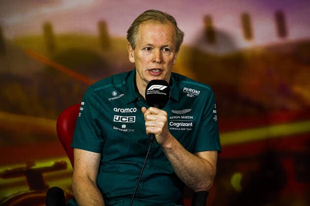 GREEN Andrew, Technical Director of Aston Martin F1 Team, portrait, press conference, PK, Pressekonferenz during the Formula 1 Pirelli Grand Premio de Espana 2022, 6th round of the 2022 FIA Formula One World Championship, WM, Weltmeisterschaft on the Circuit de Barcelona-Catalunya, from May 20 to 22, 2022 in Montmelo, Spain - F1 - SPANISH GRAND PRIX 2022 DPPI Panoramic 00122015__R5_9853.JPG_