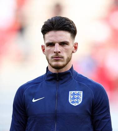 Budapest, Hungary, 4th June 2022. Declan Rice of England during the UEFA Nations League match at Puskas Arena, Budapest. Picture credit should read: David Klein Sportimage EDITORIAL USE ONLY. No use with unauthorised audio, video, data, fixture lists, club league logos or live services. Online in-match use limited to 120 images, no video emulation. No use in betting, games or single club league player publications. SPI-1726-0174