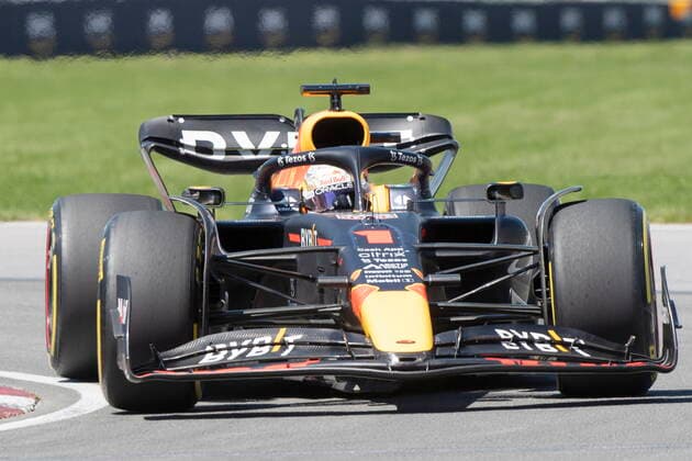 June 19, 2022, Montreal, PQ, Canada: Red Bull Racing Max Verstappen, of the Netherlands, drives through the Senna corner during the Canadian Grand Prix, Sunday, June 19, 2022 in Montreal. Max Verstappen, - ZUMAc35_ 20220619_zaf_c35_026 Copyright: xGrahamxHughesx