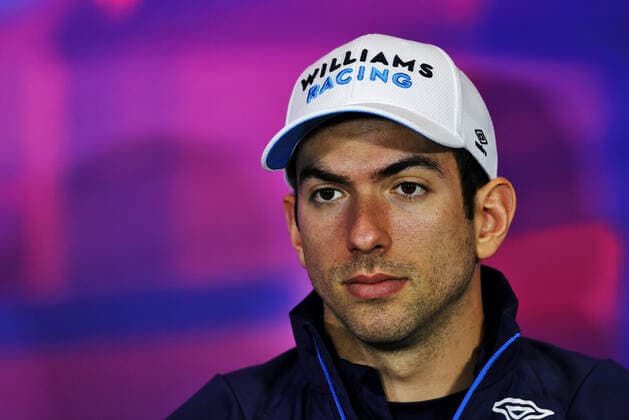 LATIFI Nicholas (can), Williams Racing FW44, portrait conference de presse press conference, PK, Pressekonferenz during the Formula 1 Lenovo British Grand Prix 2022, 10th round of the 2022 FIA Formula One World Championship, WM, Weltmeisterschaft on the Silverstone Circuit, from July 1 to 3, 2022 in Silverstone, United Kingdom - F1 - BRITISH GRAND PRIX 2022 DPPI Panoramic MOY16749