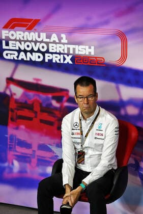 ELLIOTT Mike, Technology Director of Mercedes AMG F1 Team, portrait press conference, PK, Pressekonferenz during the Formula 1 Lenovo British Grand Prix 2022, 10th round of the 2022 FIA Formula One World Championship, WM, Weltmeisterschaft on the Silverstone Circuit, from July 1 to 3, 2022 in Silverstone, United Kingdom - F1 - BRITISH GRAND PRIX 2022 DPPI Panoramic MOY23007