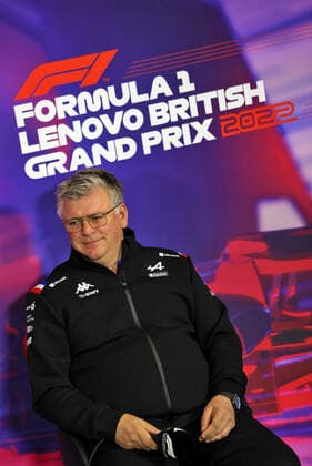 SZAFNAUER Otmar, Team Principal of Alpine F1 Team, portrait press conference, PK, Pressekonferenz during the Formula 1 Lenovo British Grand Prix 2022, 10th round of the 2022 FIA Formula One World Championship, WM, Weltmeisterschaft on the Silverstone Circuit, from July 1 to 3, 2022 in Silverstone, United Kingdom - F1 - BRITISH GRAND PRIX 2022 DPPI Panoramic MOY23114