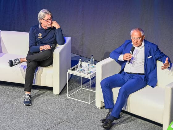 Interview mit Toni Schumacher und Felix Magath. Deutschland vs. Frankreich, Weltmeisterschaft 1982, Halbfinale, Fussball, Nacht von Sevilla, 06.07.2022 Deutschland vs. Frankreich, Weltmeisterschaft 1982, Halbfinale, Legenden-Abend, Nacht von Sevilla, Fussball, 40. Jahrestag, 06.07.2022 Dortmund Copyright: xEibner-Pressefotox EP_THR