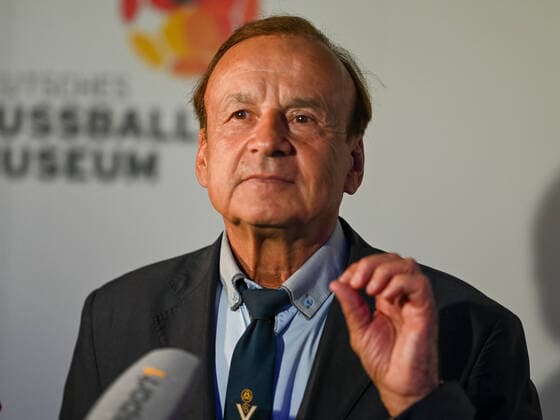 Gernot Rohr im Interview. Deutschland vs. Frankreich, Weltmeisterschaft 1982, Halbfinale, Fussball, Nacht von Sevilla, 06.07.2022 Deutschland vs. Frankreich, Weltmeisterschaft 1982, Halbfinale, Legenden-Abend, Nacht von Sevilla, Fussball, 40. Jahrestag, 06.07.2022 Dortmund Copyright: xEibner-Pressefotox EP_THR