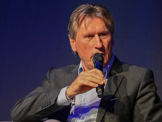 Manfred Kaltz im Interview. Deutschland vs. Frankreich, Weltmeisterschaft 1982, Halbfinale, Fussball, Nacht von Sevilla, 06.07.2022 Deutschland vs. Frankreich, Weltmeisterschaft 1982, Halbfinale, Legenden-Abend, Nacht von Sevilla, Fussball, 40. Jahrestag, 06.07.2022 Dortmund Copyright: xEibner-Pressefotox EP_THR