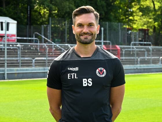 Ben Srenk; Viktoria Koeln. Viktoria Koeln, 3. Bundesliga, Fussball, Portraettermin 2022 23, Portraet, Saison 2022 2023, 08.07.2022 Viktoria Koeln, 3. Bundesliga, Fussball, Portraettermin 2022 2023, Portraet, Saison 2022 2023, 08.07.2022 Koeln Copyright: xEibner-Pressefotox EP_THR