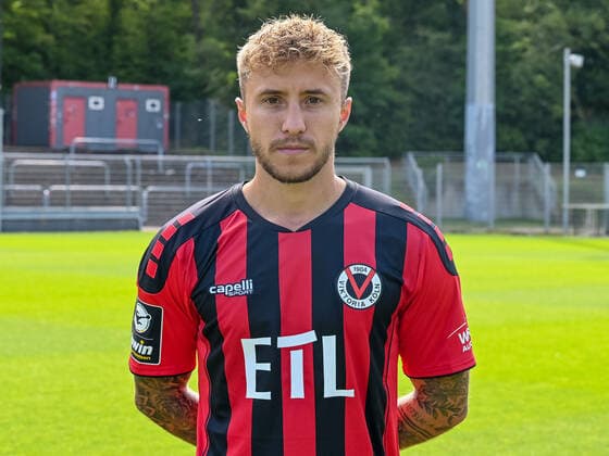 Luca Marseiler; Viktoria Koeln. Viktoria Koeln, 3. Bundesliga, Fussball, Portraettermin 2022 23, Portraet, Saison 2022 2023, 08.07.2022 Viktoria Koeln, 3. Bundesliga, Fussball, Portraettermin 2022 2023, Portraet, Saison 2022 2023, 08.07.2022 Koeln Copyright: xEibner-Pressefotox EP_THR