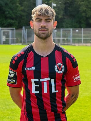 Ben Hompesch; Viktoria Koeln. Viktoria Koeln, 3. Bundesliga, Fussball, Portraettermin 2022 23, Portraet, Saison 2022 2023, 08.07.2022 Viktoria Koeln, 3. Bundesliga, Fussball, Portraettermin 2022 2023, Portraet, Saison 2022 2023, 08.07.2022 Koeln Copyright: xEibner-Pressefotox EP_THR