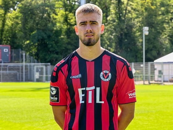 David Kubatta; Viktoria Koeln. Viktoria Koeln, 3. Bundesliga, Fussball, Portraettermin 2022 23, Portraet, Saison 2022 2023, 08.07.2022 Viktoria Koeln, 3. Bundesliga, Fussball, Portraettermin 2022 2023, Portraet, Saison 2022 2023, 08.07.2022 Koeln Copyright: xEibner-Pressefotox EP_THR