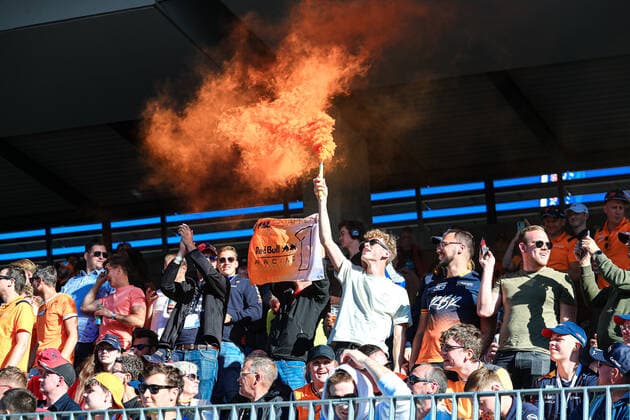 July 8, 2022, Spielberg, Austria: Spielberg, Austria, Red Bull Ring, July 08, 2022, Supporters during 2022 Austrian Grand Prix - Qualifying - Formula 1 Championship. Formula 1 Championship - 2022 Austrian Grand Prix - Qualifying, Spielberg, Austria - ZUMAl164 20220708_zsa_l164_352 Copyright: xAlessioxDexMarcox