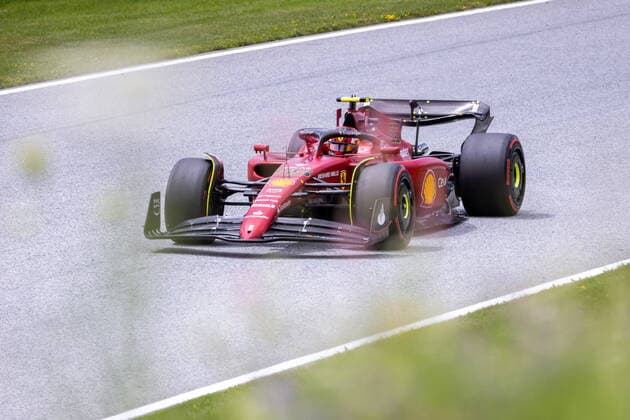 09.07.2022, Red Bull Ring, Spielberg, AUT, FIA, Formel 1, Grosser Preis von Österreich, Freies Training, im Bild Carlos Sainz (ESP, Ferrari) Carlos Sainz of Spain during the training for the Austrian FIA Formula One Grand Prix at the Red Bull Ring in Spielberg, Austria on 2022 07 09. Expa Spielberg