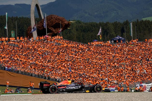 July 10, 2022, Spielberg, Austria: Spielberg, Austria, Red Bull Ring, July 10, 2022, ..Max Verstappen (NEL), Oracle Red Bull Racing during 2022 Austrian Grand Prix - Race - Formula 1 Championship. Formula 1 Championship - 2022 Austrian Grand Prix - Race, Spielberg, Austria - ZUMAl164 20220710_zsa_l164_251 Copyright: xAlessioxDexMarcox