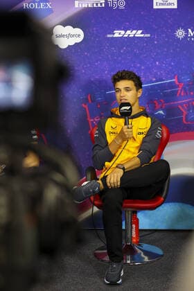 NORRIS Lando (gbr), McLaren F1 Team MCL36, portrait during the press conference, PK, Pressekonferenz prior to the Formula 1 Lenovo Grand Prix de France, French Grand Prix 2022, 12th round of the 2022 FIA Formula One World Championship, WM, Weltmeisterschaft from July 22 to 24, 2022 on the Circuit Paul Ricard, in Le Castellet, France - F1 - FRENCH GRAND PRIX 2022 DPPI Panoramic AV6_9359