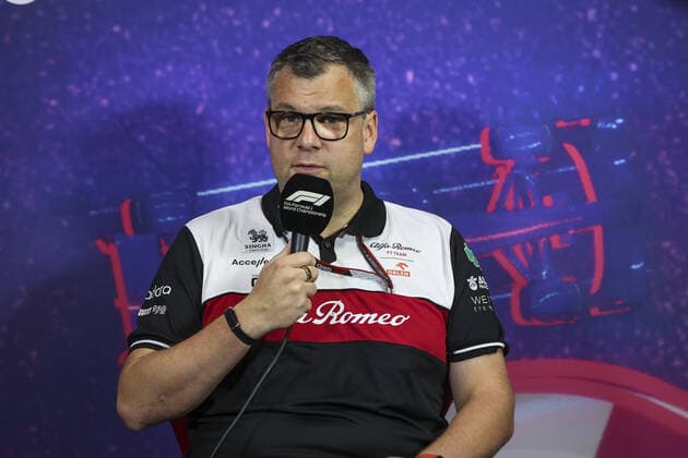 press conference, PK, Pressekonferenz with MONCHAUX Jan (fra), Technical Director of Alfa Romeo F1 Team ORLEN, portrait during the Formula 1 Lenovo Grand Prix de France, French Grand Prix 2022, 12th round of the 2022 FIA Formula One World Championship, WM, Weltmeisterschaft from July 22 to 24, 2022 on the Circuit Paul Ricard, in Le Castellet, France - F1 - FRENCH GRAND PRIX 2022 DPPI Panoramic 00122028_AV6_1584