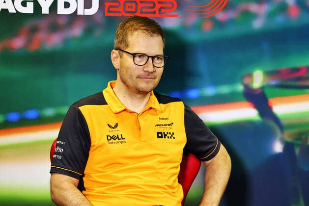Andreas Seidl, McLaren Managing Director in the FIA press conference, PK, Pressekonferenz portrait during the Formula 1 Aramco Magyar Nagydij 2022, Hungarian Grand Prix 2022, 12th round of the 2022 FIA Formula One World Championship, WM, Weltmeisterschaft from July 28 to 31, 2022 on the Hungaroring, in Mogyorod, Hungary - F1 - HUNGARIAN GRAND PRIX 2022 DPPI Panoramic LC1_5812