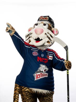 Pucki (Maskottchen, Nürnberg Ice Tigers, Nuernberg Ice Tigers ), Nuernberg Ice Tigers Portraits, Eishockey, DEL, 01.08.2022, Nuernberg Ice Tigers Portraits, Eishockey, DEL, 01.08.2022 Copyright: xThomasxHahnx xEibner-Pressefotox EP_NIT