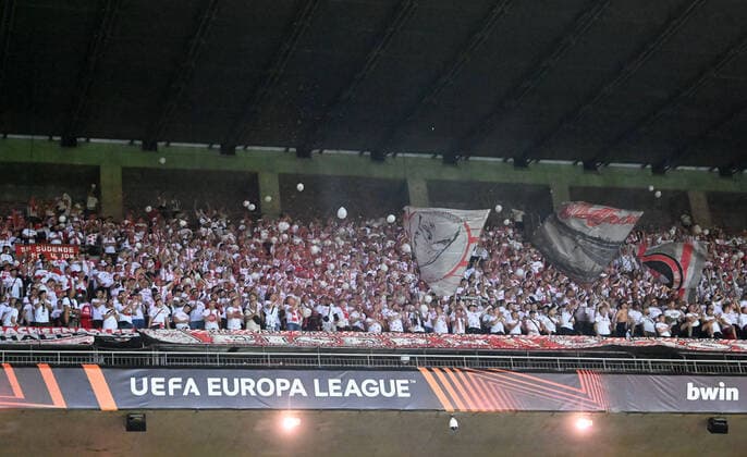 Fußball, EL, Sporting Braga - 1. FC Union Berlin Fussball, Herren, Saison 2022 2023, Europa League, Sporting Braga - 1. FC Union Berlin (Gruppenphase, Gruppe D, 2. Spieltag), Fans von Union, 15.09. 2022, Copyright: xMatthiasxKochx