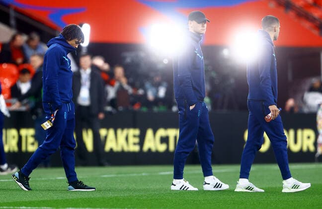 Mandatory Credit: Photo by Kieran McManus Shutterstock (13421401n) Trent Alexander-Arnold of England looks dejected pitch side. England v Germany, UEFA Nations League, Group A3, International Football, Wembley Stadium, London, UK - 26 Sep 2022 EDITORIAL USE ONLY No use with unauthorised audio, video, data, fixture lists, club league logos or live services. Online in-match use limited to 120 images, no video emulation. No use in betting, games or single club league player publications. England v Germany, UEFA Nations League, Group A3, International Football, Wembley Stadium, London, UK - 26 Sep 2022 EDITORIAL USE ONLY No use with unauthorised audio, video, data, fixture lists, club league logos or live services. Online in-match use limited to 120 images, no video emulation. No use in betting, games or single club league player publications. Copyright: xKieranxMcManus Shutterstockx 13421401n