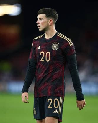 Mandatory Credit: Photo by Matt West Shutterstock (13423132bu) Lazar Samardzic of Germany England U21, U 21 v Germany U21, Friendly, International Football, Bramall Lane, Sheffield, UK - 27 Sep 2022 EDITORIAL USE ONLY No use with unauthorised audio, video, data, fixture lists, club league logos or live services. Online in-match use limited to 120 images, no video emulation. No use in betting, games or single club league player publications. England U21 v Germany U21, Friendly, International Football, Bramall Lane, Sheffield, UK - 27 Sep 2022 EDITORIAL USE ONLY No use with unauthorised audio, video, data, fixture lists, club league logos or live services. Online in-match use limited to 120 images, no video emulation. No use in betting, games or single club league player publications. Copyright: xMattxWest Shutterstockx 13423132bu
