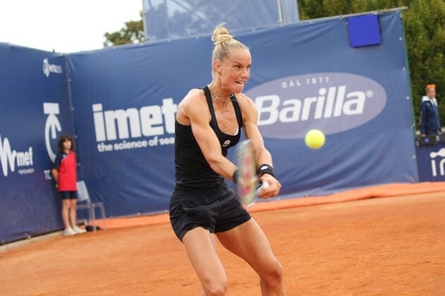 September 28, 2022, Parma, Italy: Parma, Italy, Tennis Club Parma, September 28, 2022, RUS Arantxa of the Holland during Parma Ladies Open WTA250 - Tennis Internationals. Tennis Internationals - Parma Ladies Open WTA250, Parma, Italy - ZUMAl164 20220928_zsa_l164_126 Copyright: xValerioxOrigox