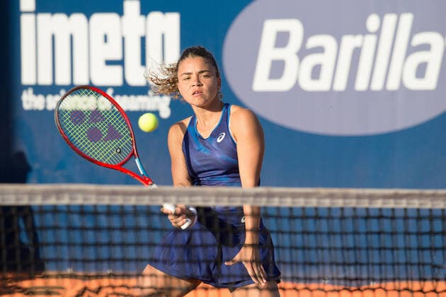 September 28, 2022, Parma, Italy: Parma, Italy, Tennis Club Parma, September 28, 2022, PAOLINI Jasmine of the Italy during Parma Ladies Open WTA250 - Tennis Internationals. Tennis Internationals - Parma Ladies Open WTA250, Parma, Italy - ZUMAl164 20220928_zsa_l164_154 Copyright: xValerioxOrigox