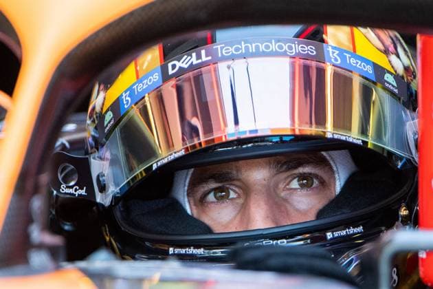 Daniel Ricciardo (AUS, McLaren F1 Team 3) im Auto, USA, Formel 1 Grand Prix der USA, Circuit of the Americas Austin, 3. Freies Training, 22.10.2022 USA, Formel 1 Grand Prix der USA, Circuit of the Americas Austin, 3. Freies Training, 22.10.2022 Austin Copyright: xEibner Memmlerx EP_MMR