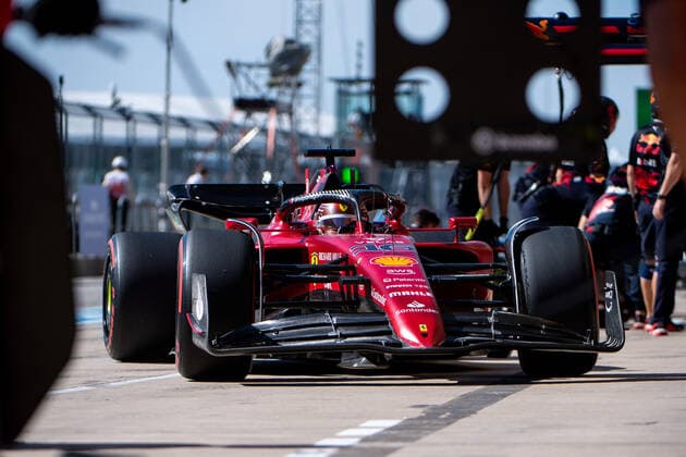 Charles Leclerc (MCO, Scuderia Ferrari 16) beim Boxenstop, USA, Formel 1 Grand Prix der USA, Circuit of the Americas Austin, 3. Freies Training, 22.10.2022 USA, Formel 1 Grand Prix der USA, Circuit of the Americas Austin, 3. Freies Training, 22.10.2022 Austin Copyright: xEibner Memmlerx EP_MMR
