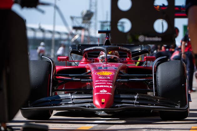 Charles Leclerc (MCO, Scuderia Ferrari 16) beim Boxenstop, USA, Formel 1 Grand Prix der USA, Circuit of the Americas Austin, 3. Freies Training, 22.10.2022 USA, Formel 1 Grand Prix der USA, Circuit of the Americas Austin, 3. Freies Training, 22.10.2022 Austin Copyright: xEibner Memmlerx EP_MMR