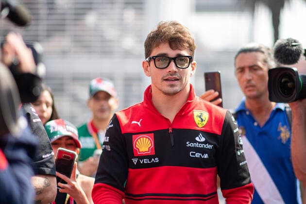 Charles Leclerc (MCO, Scuderia Ferrari 16), MEX, Formel 1 Grand Prix von Mexiko, Autodromo Hermanos Rodriguez Mexico City, Ankunft der Fahrer, 28.10.2022 MEX, Formel 1 Grand Prix von Mexiko, Autodromo Hermanos Rodriguez Mexico City, Ankunft der Fahrer, 28.10.2022 Mexico City Copyright: xEibner Memmlerx EP_MMR