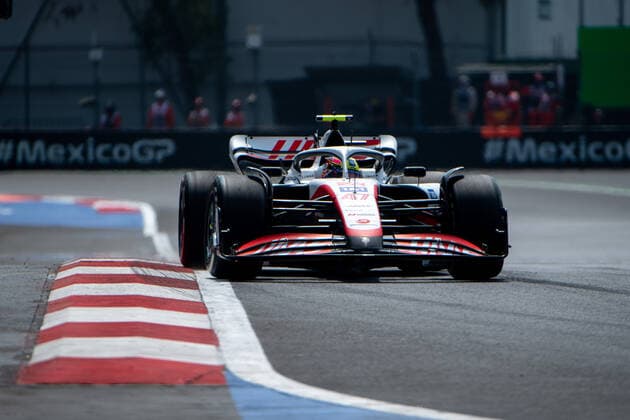 Mick Schumacher (GER, Haas F1 Team 47) im VF-22, MEX, Formel 1 Grand Prix von Mexiko, Autodromo Hermanos Rodriguez Mexico City, 1. Freies Training, 28.10.2022 MEX, Formel 1 Grand Prix von Mexiko, Autodromo Hermanos Rodriguez Mexico City, 1. Freies Training, 28.10.2022 Mexico City Copyright: xEibner Memmlerx EP_MMR