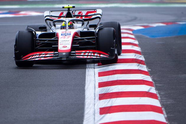 Mick Schumacher (GER, Haas F1 Team 47) im VF-22, MEX, Formel 1 Grand Prix von Mexiko, Autodromo Hermanos Rodriguez Mexico City, 2. Freies Training, 28.10.2022 MEX, Formel 1 Grand Prix von Mexiko, Autodromo Hermanos Rodriguez Mexico City, 2. Freies Training, 28.10.2022 Mexico City Copyright: xEibner Memmlerx EP_MMR