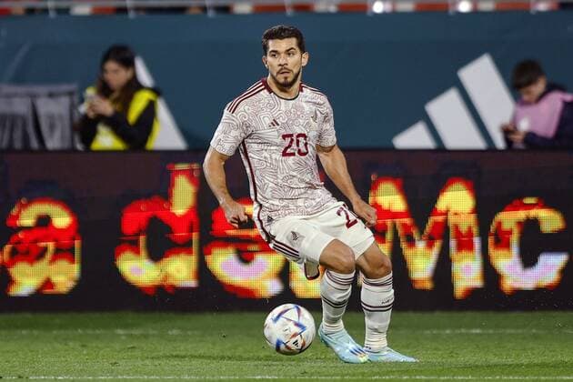 RECORD DATE NOT STATED Seleccion Mexicana 2022 Mexico vs Irak Henry Martin of Mexico during the game Mexico (Mexican national team, Nationalteam vs Iraq, friendly match of preparation prior to the start of the FIFA World Cup, WM, Weltmeisterschaft, Fussball Qatar 2022, at Montilivi Municipal Stadium, on November 9, 2022. <br><br> Henry Martin de Mexico durante el partido Mexico (Seleccion Nacional Mexicana) vs Irak,amistoso de preparacion previo al inicio de la Copa Mundial de la FIFA Qatar 2022, en el Estadio Municipal de Montilivi, el 9 de noviembre de 2022. GIRONA ESPANA ESPANA Copyright: xXavixBonillax 20221109150011_SM_MEX_IRA_MARTIN166